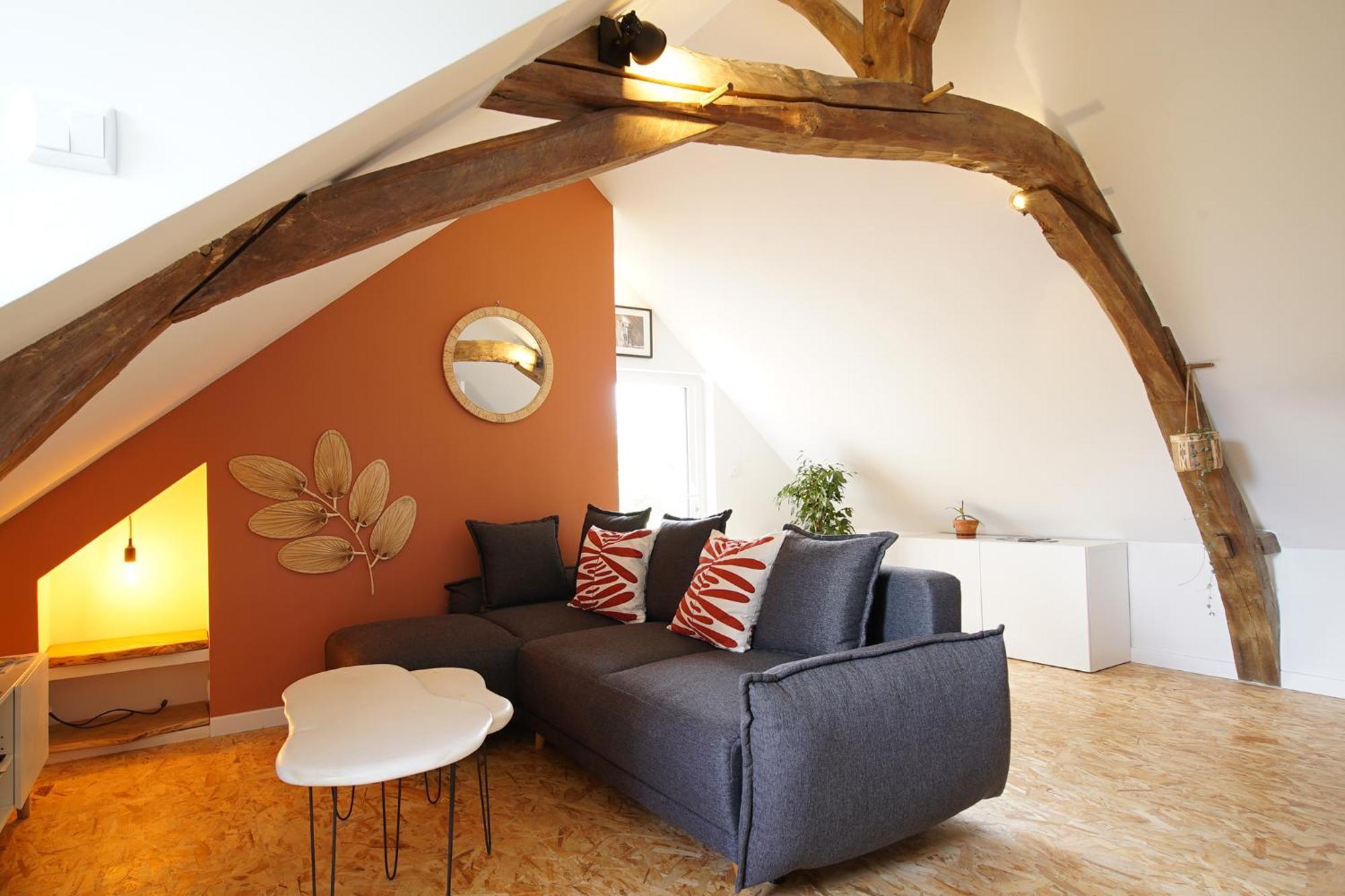 La Longere Appartement La Menitré Buitenkant foto