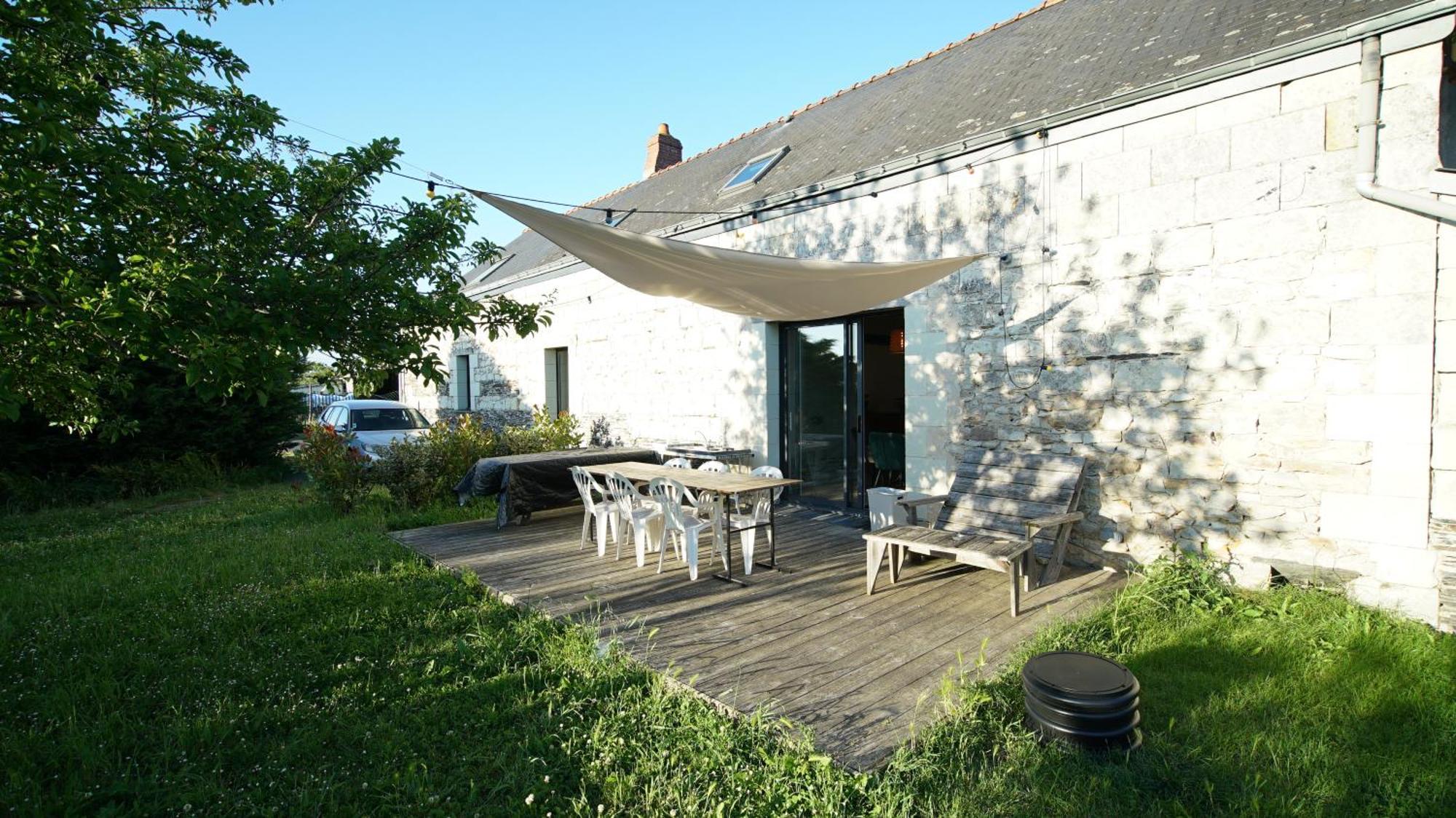 La Longere Appartement La Menitré Buitenkant foto